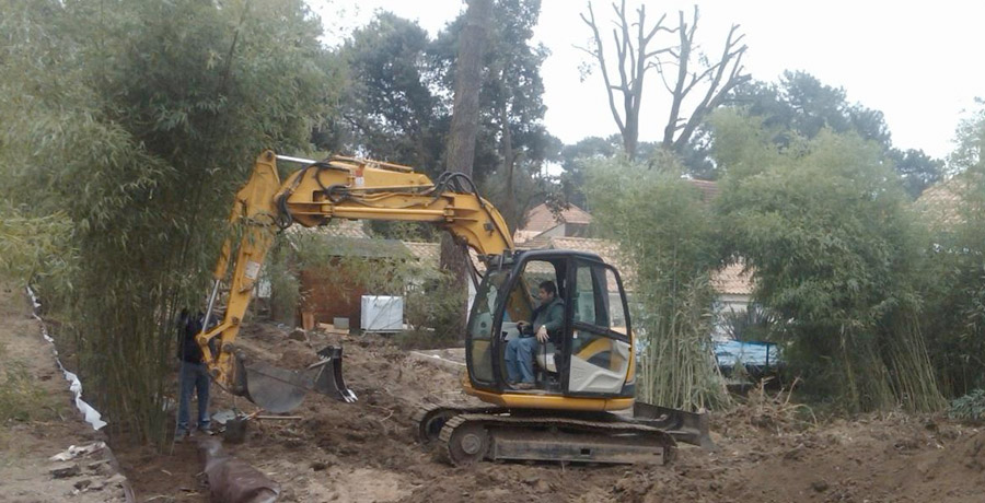 Terrassement, assainissement, démolition